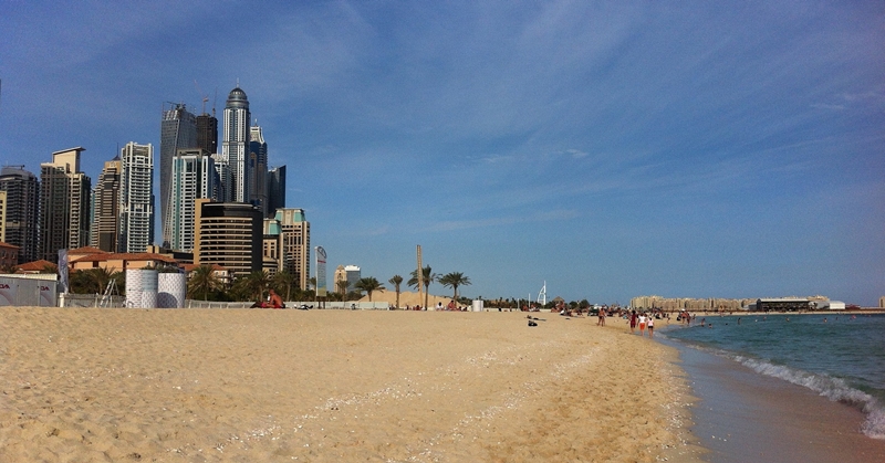 The JBR Beach Dubai